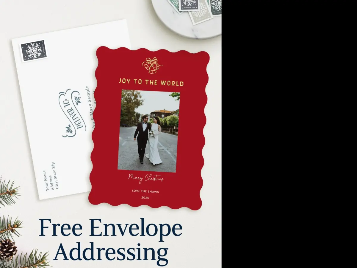 Wavy Christmas Cards
