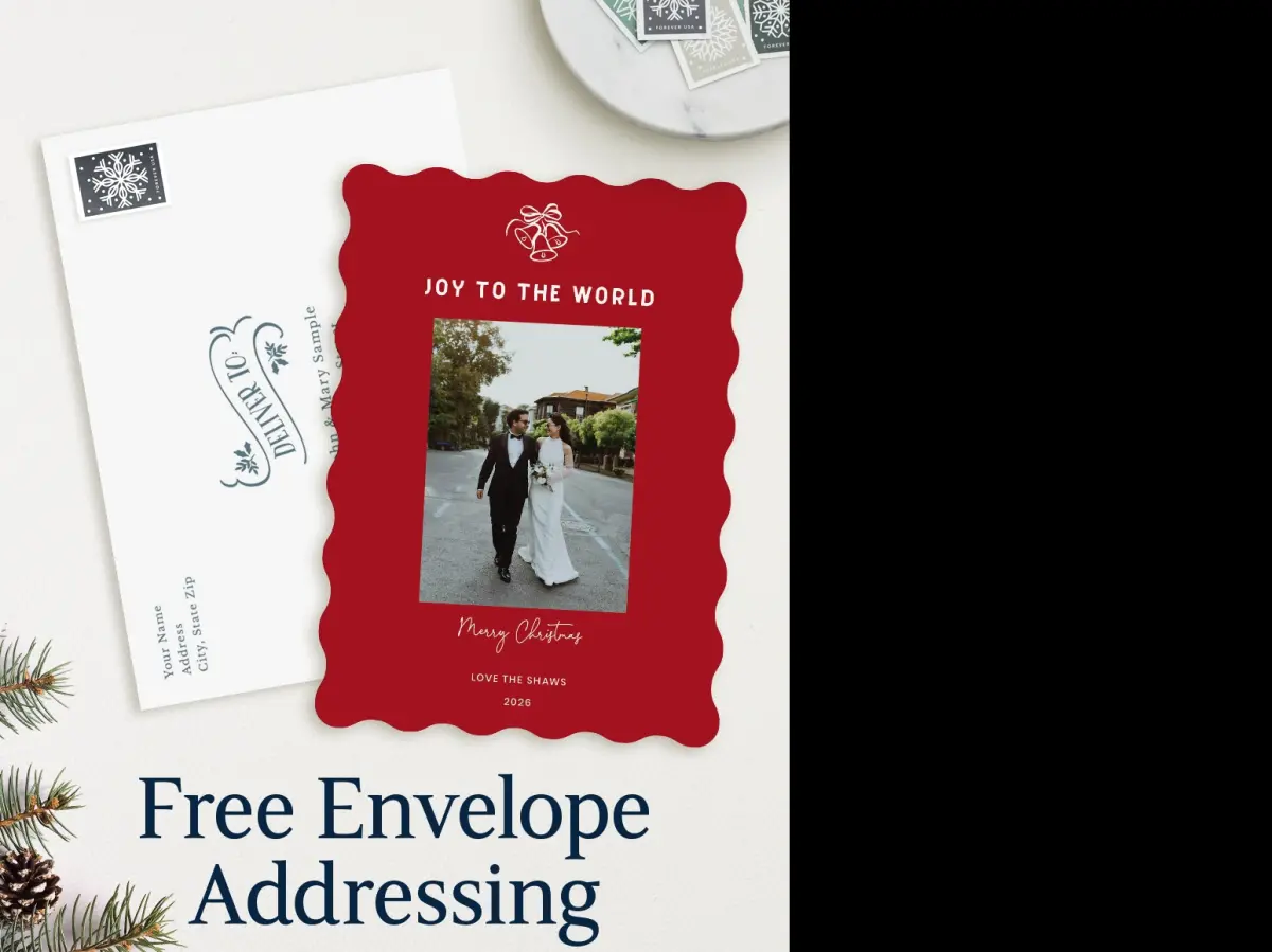 Wavy Christmas Cards
