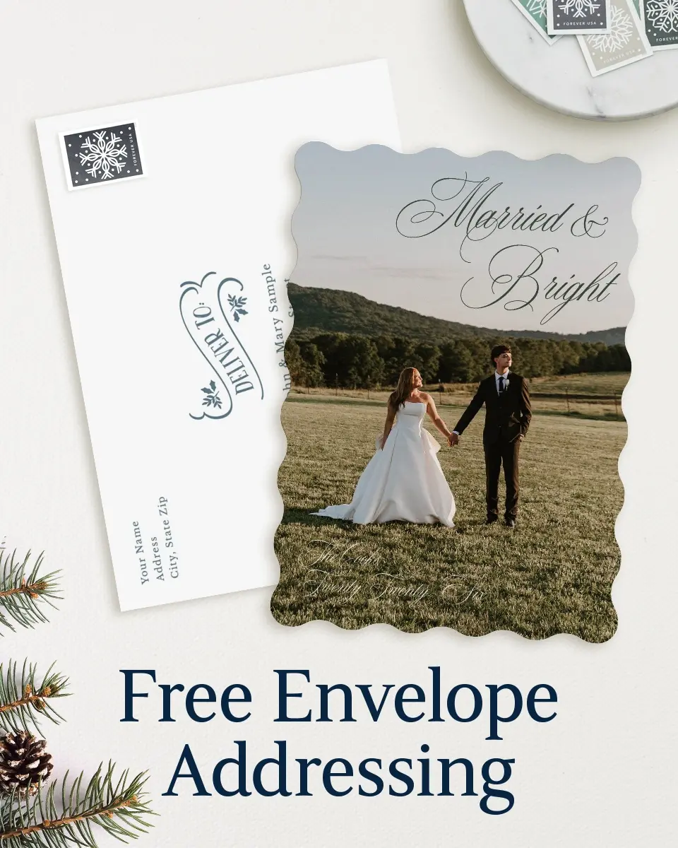 Wavy Christmas Cards