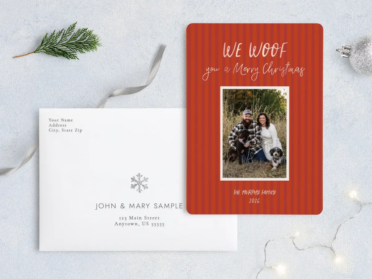Front with Envelope Design