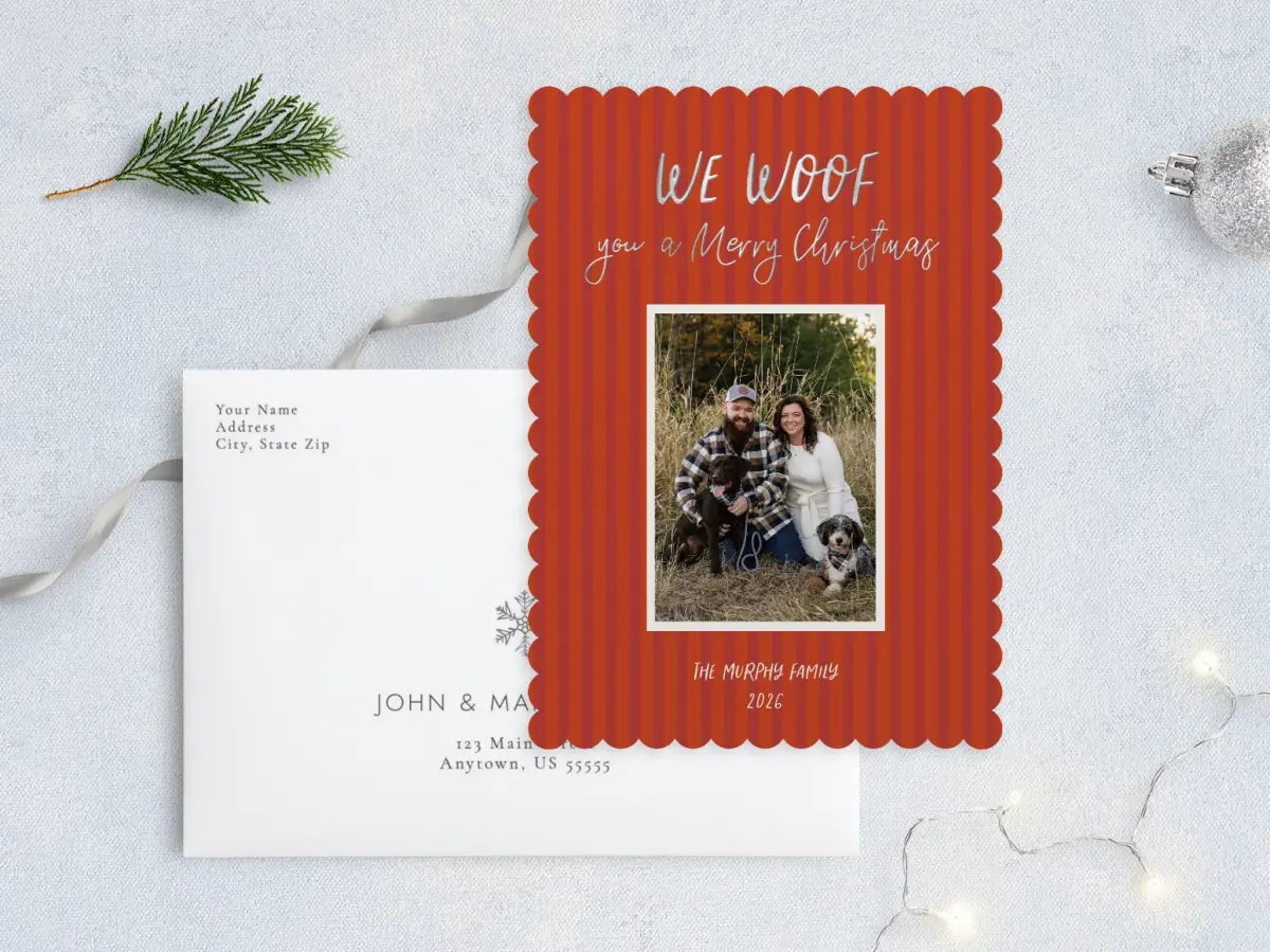 Front with Envelope Design