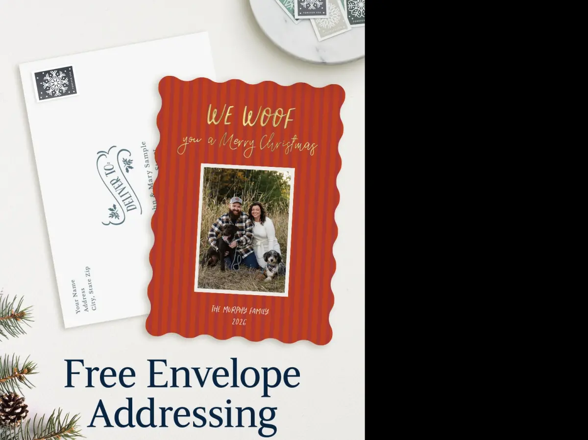 Wavy Christmas Cards
