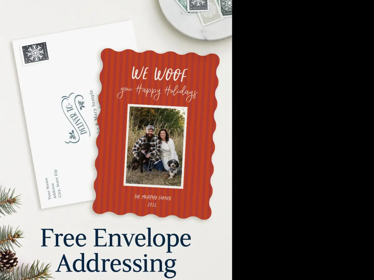 Wavy Christmas Cards