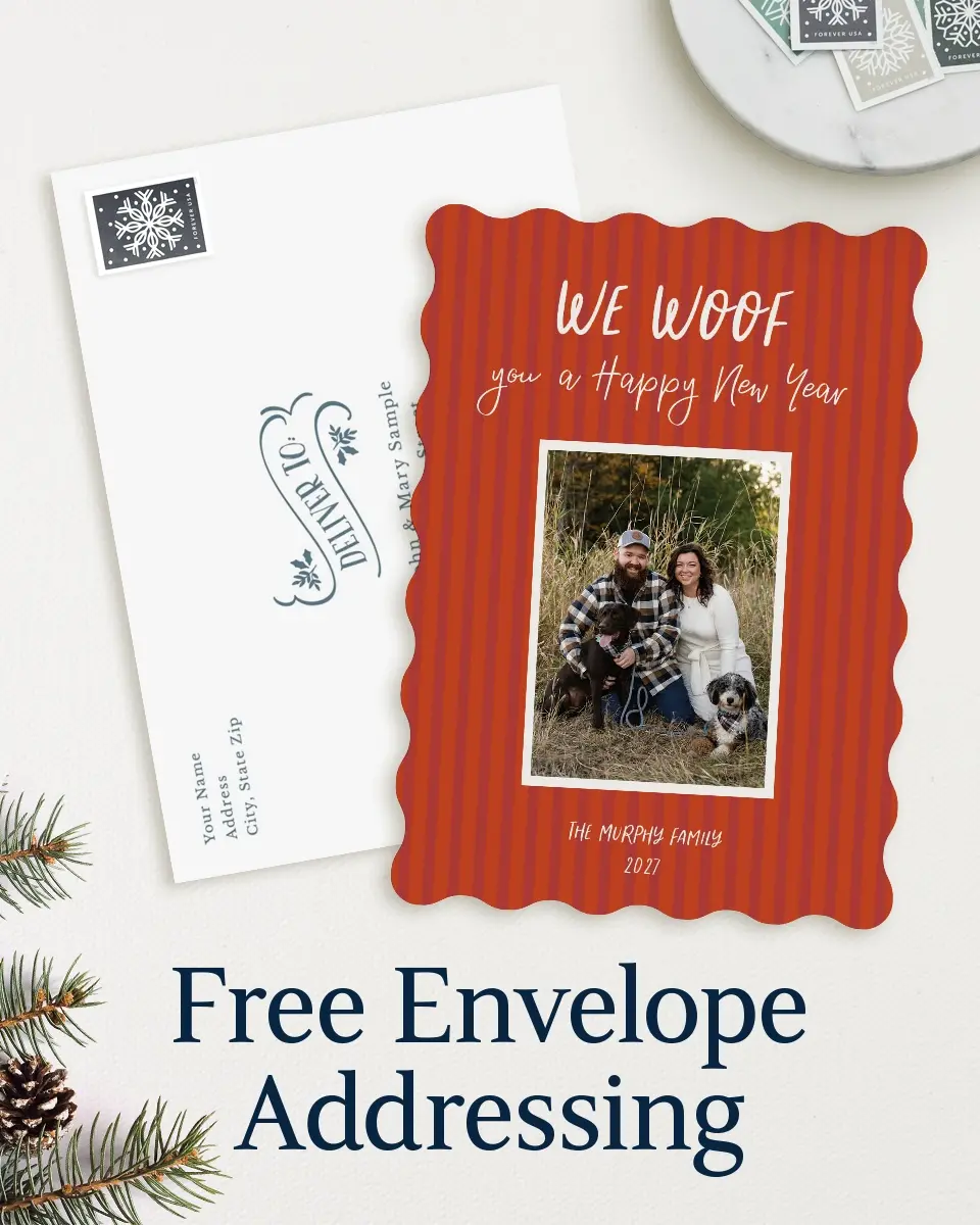 Wavy Christmas Cards