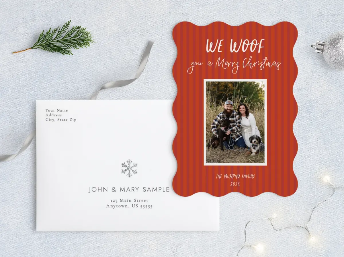 Front with Envelope Design
