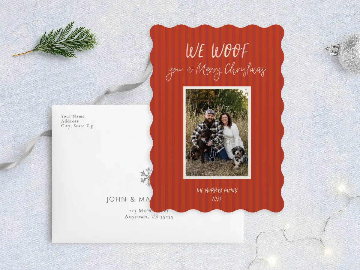 Front with Envelope Design