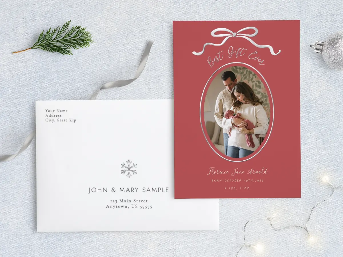 Front with Envelope Design