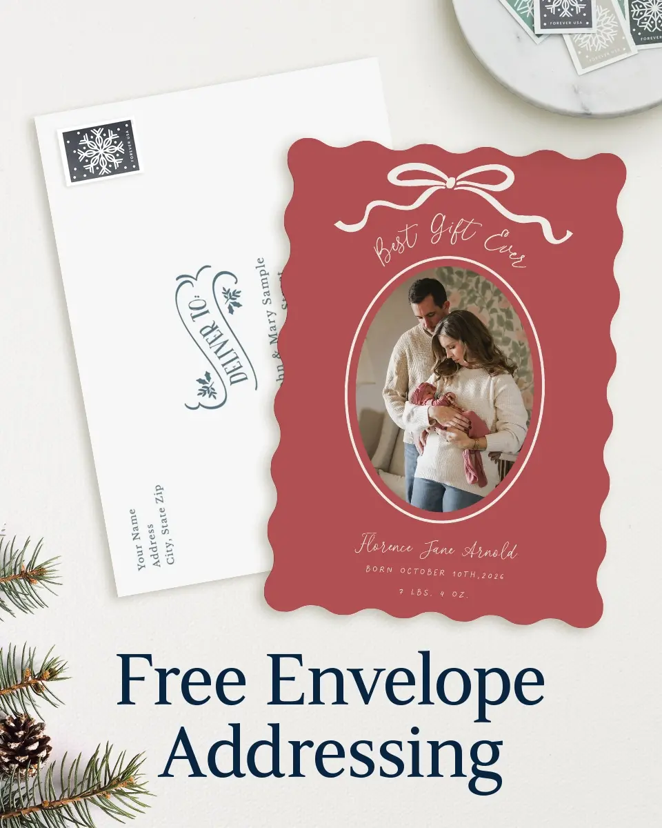 Wavy Christmas Cards