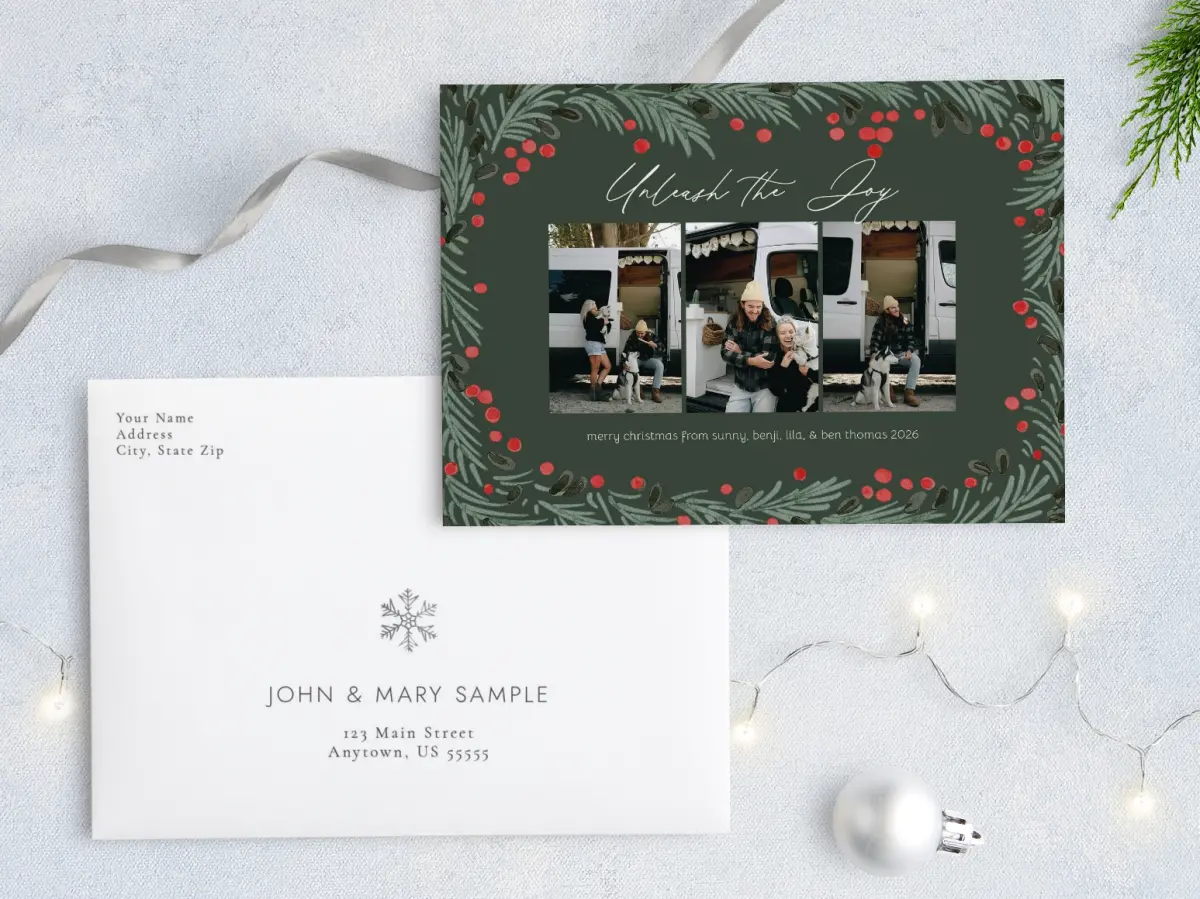 Front with Envelope Design