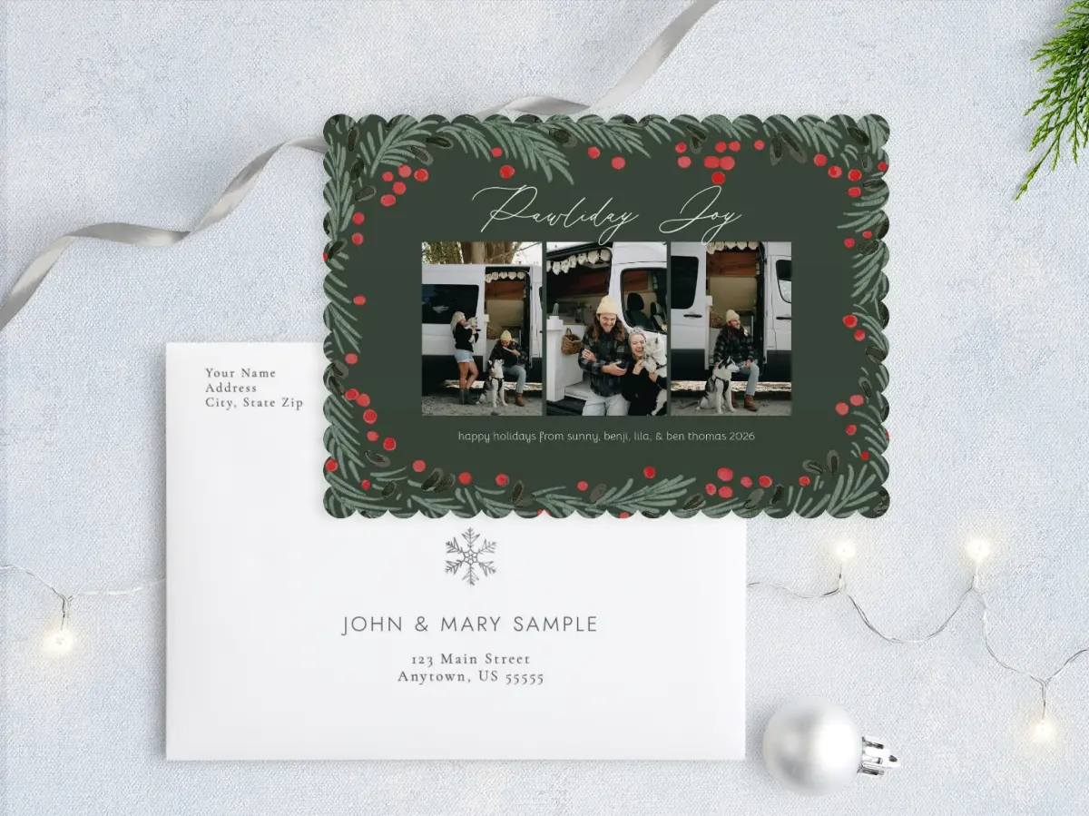 Front with Envelope Design