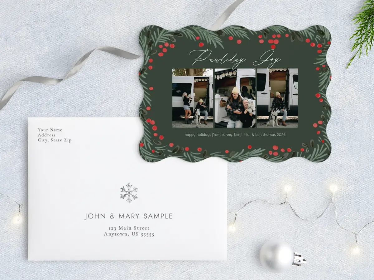 Front with Envelope Design