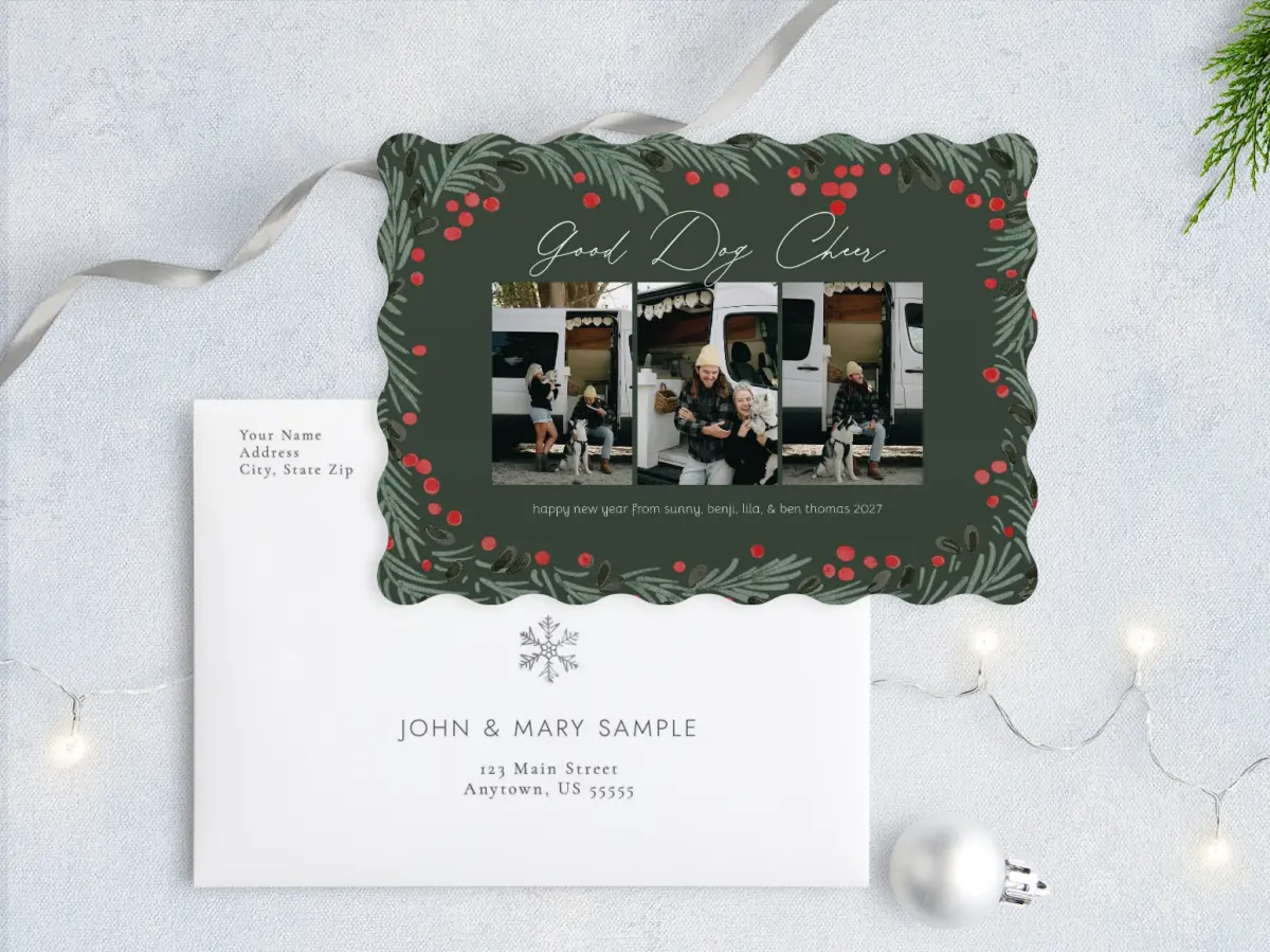 Front with Envelope Design
