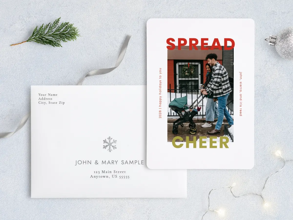 Front with Envelope Design