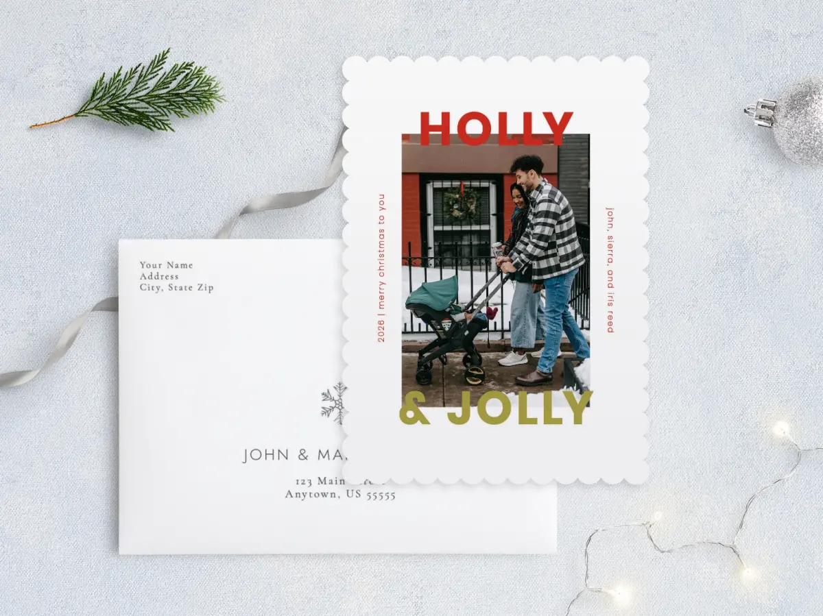 Front with Envelope Design