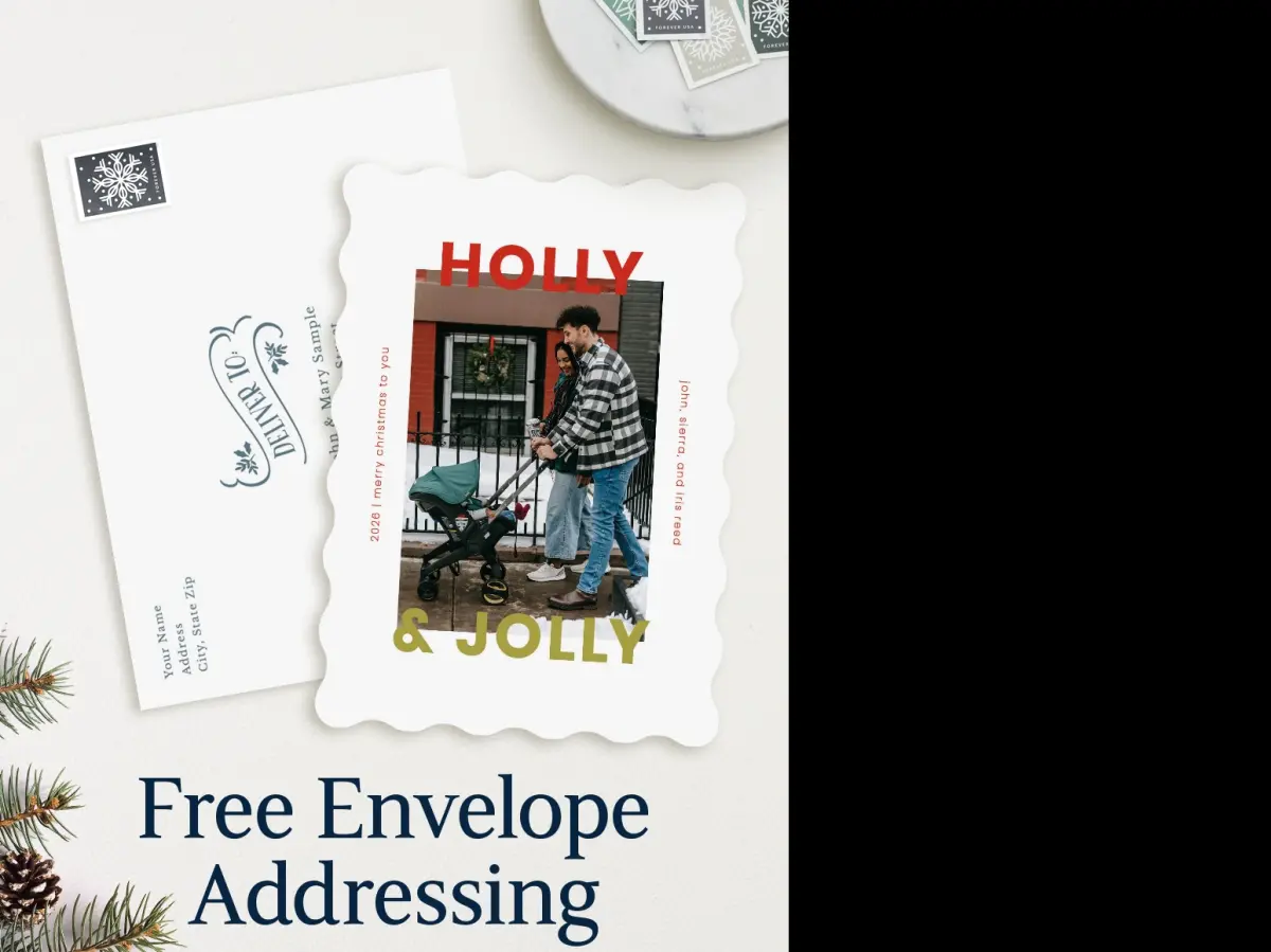 Wavy Christmas Cards