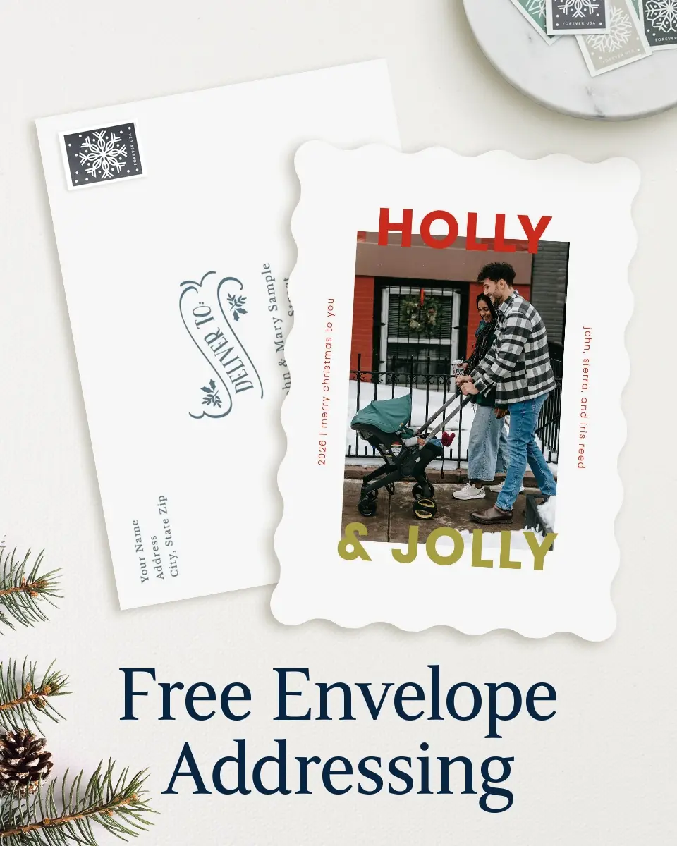 Wavy Christmas Cards