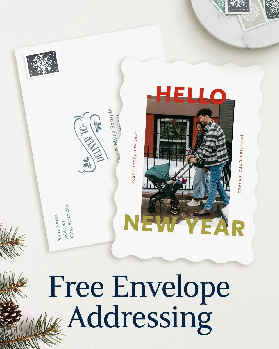Wavy Christmas Cards