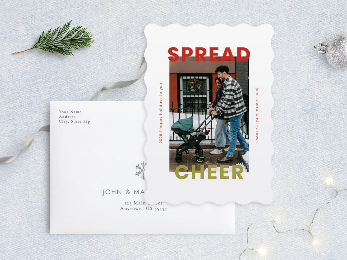 Front with Envelope Design