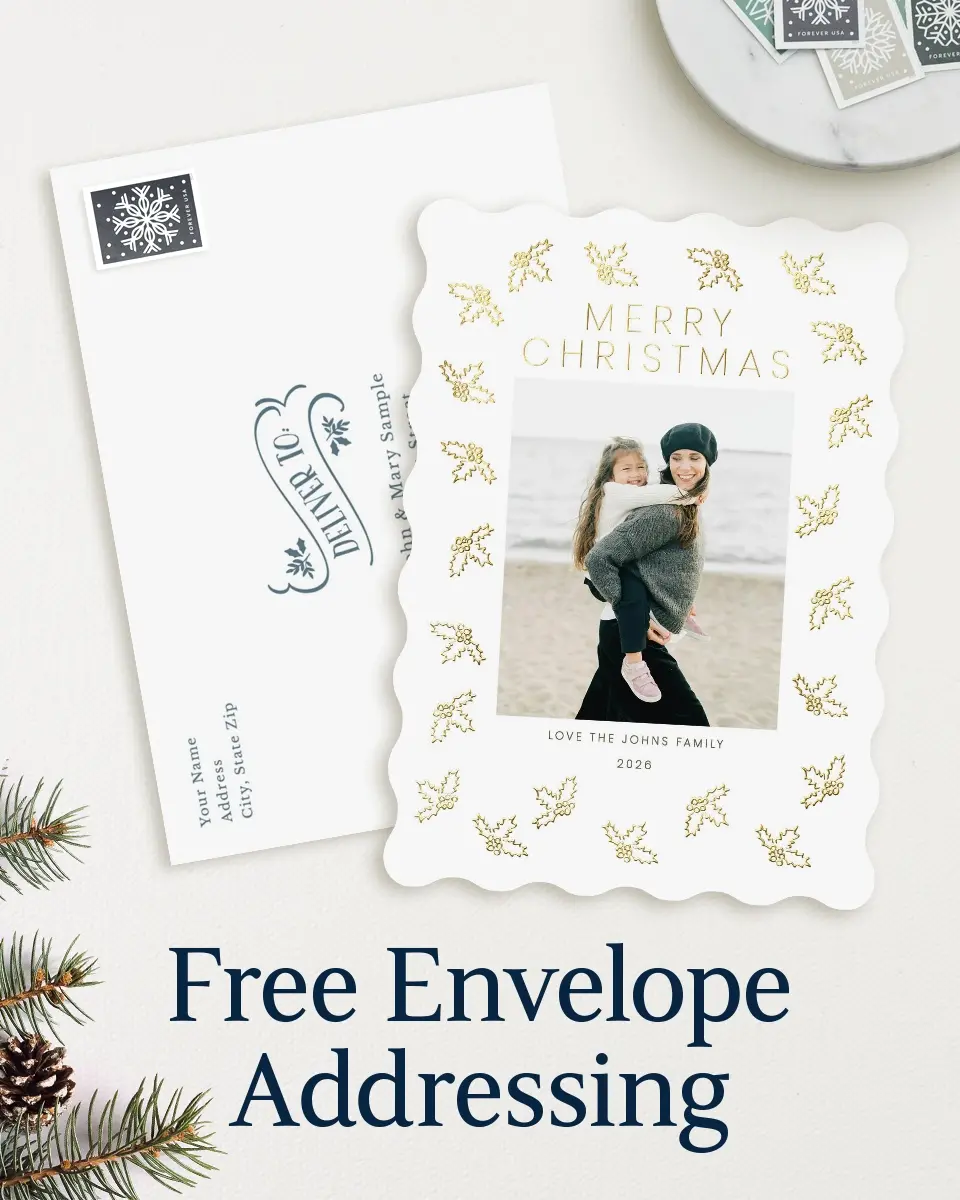 Wavy Christmas Cards