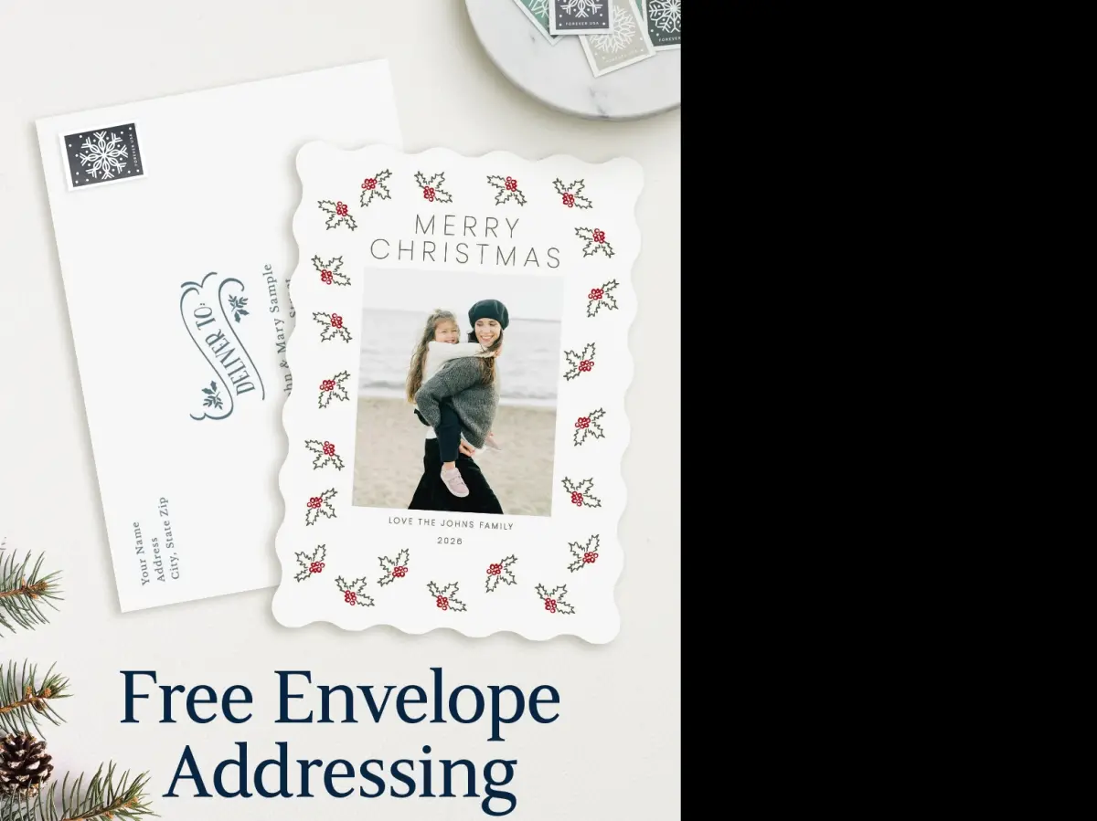 Wavy Christmas Cards