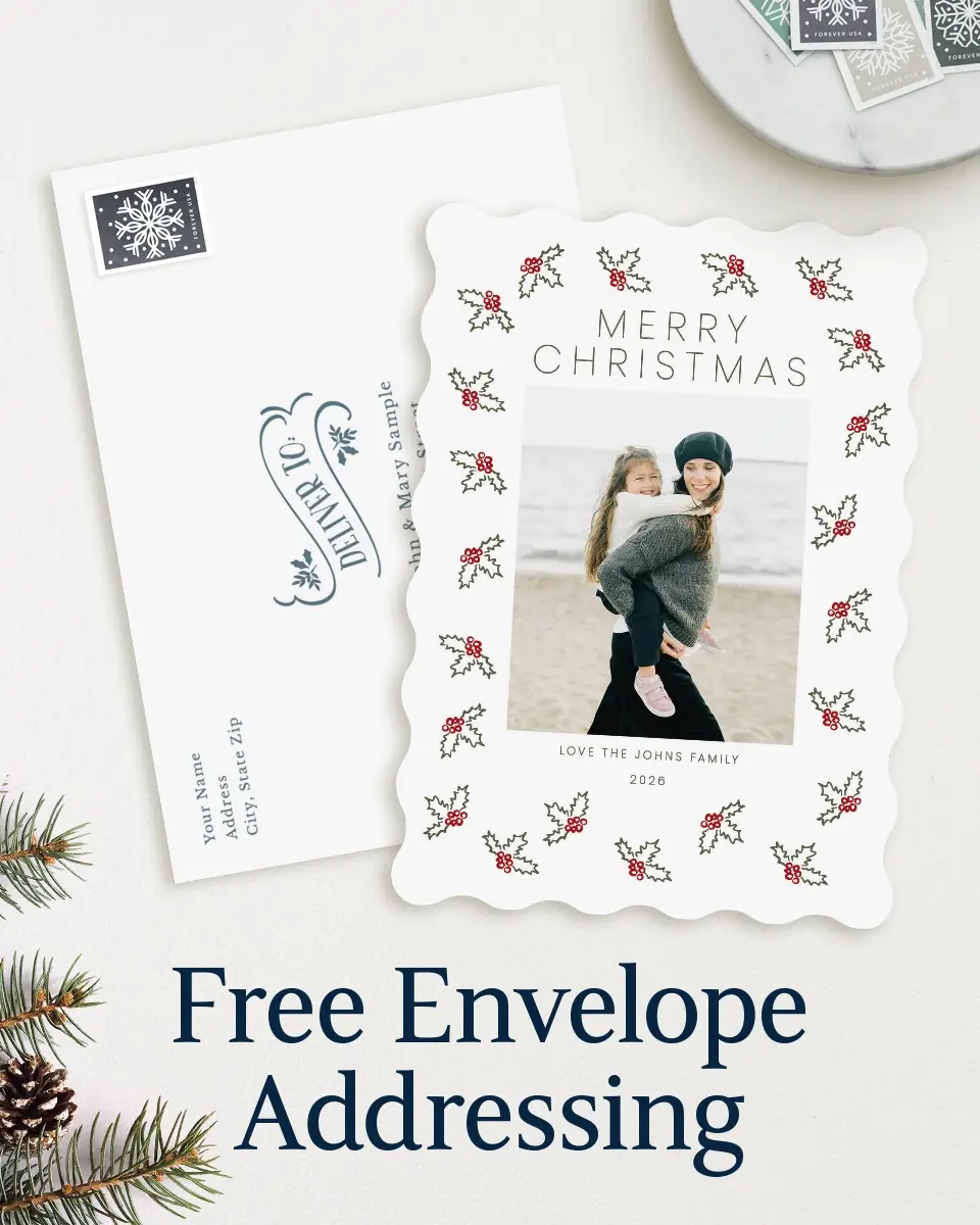 Wavy Christmas Cards