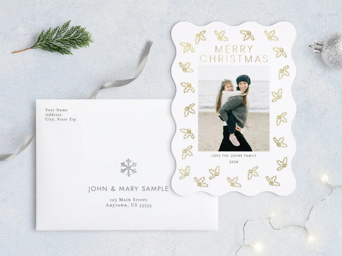 Front with Envelope Design