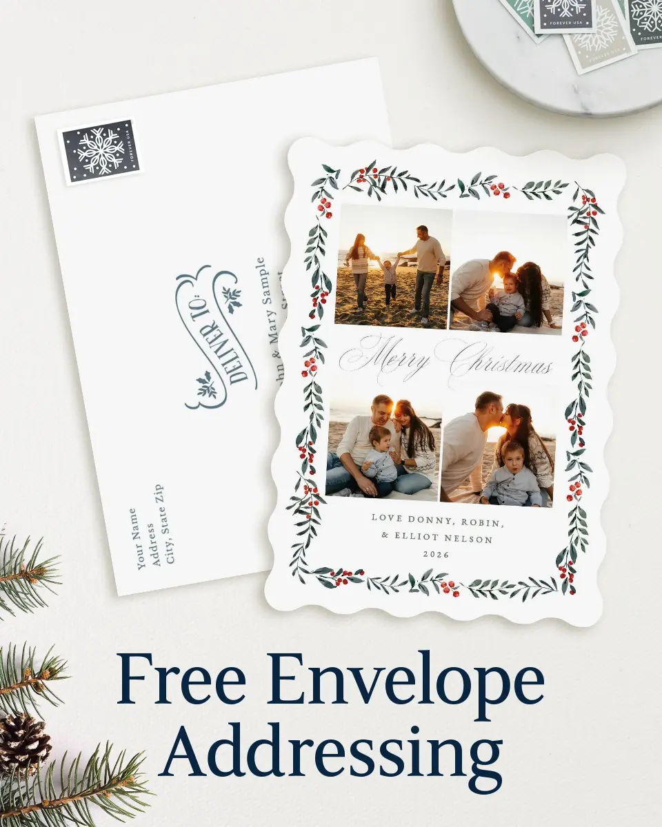 Wavy Christmas Cards