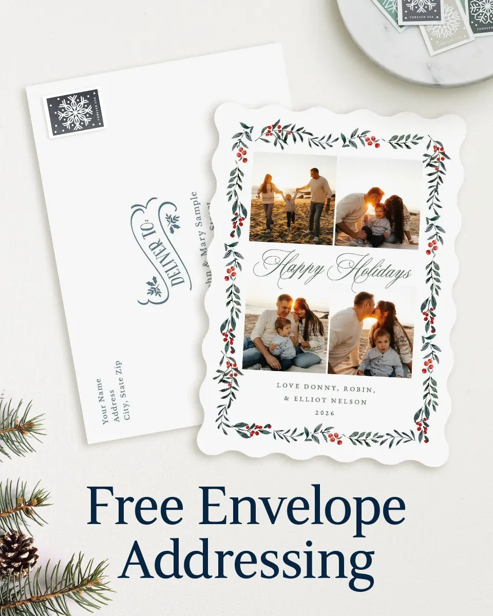 Wavy Christmas Cards
