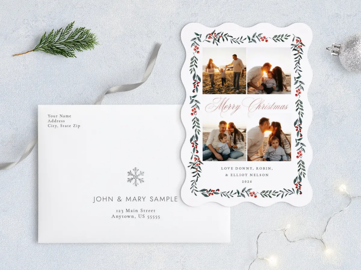 Front with Envelope Design