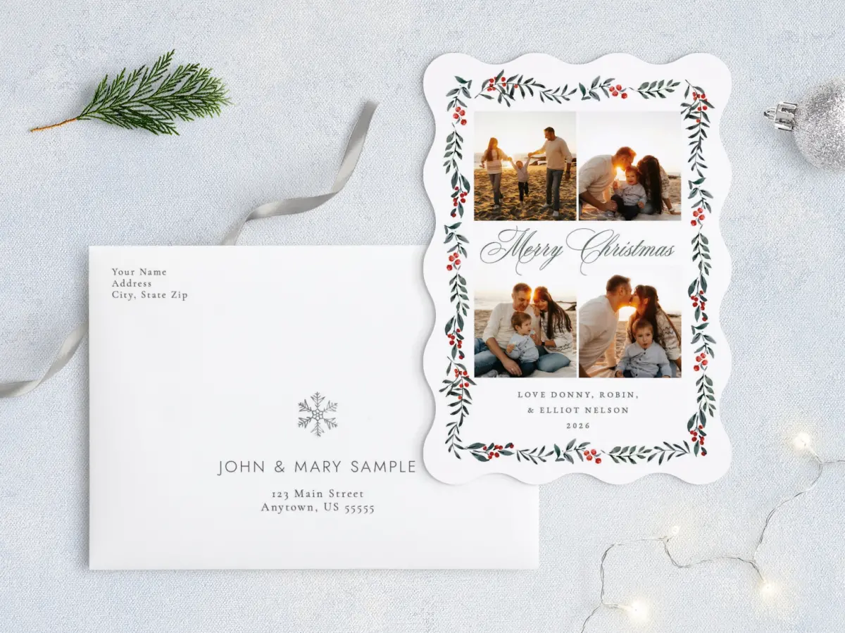 Front with Envelope Design