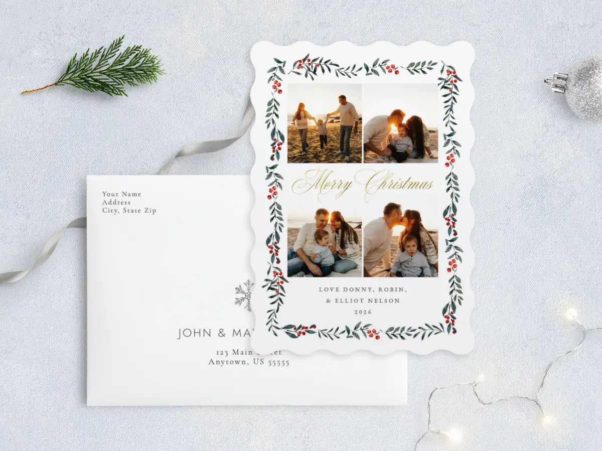 Front with Envelope Design