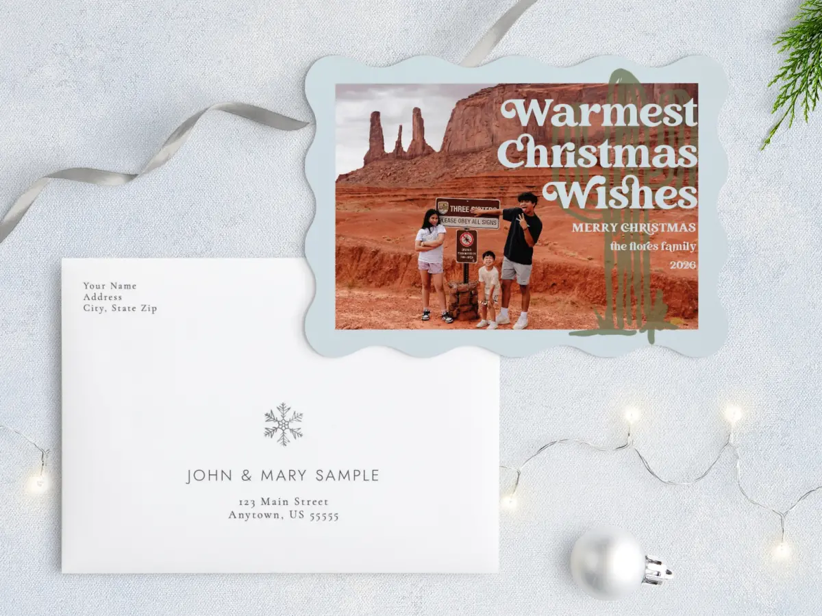 Front with Envelope Design