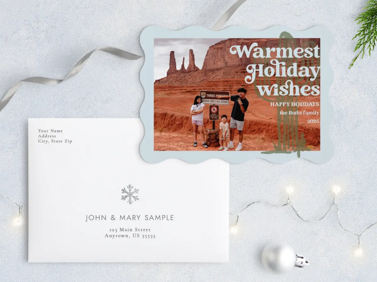 Front with Envelope Design