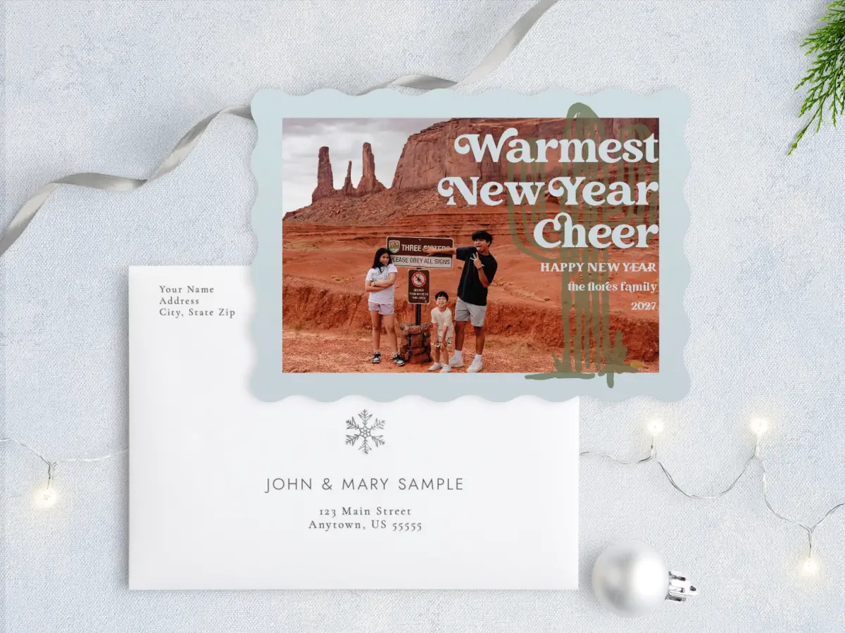 Front with Envelope Design