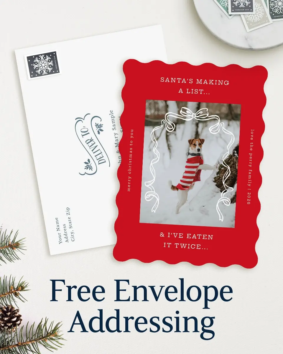 Wavy Christmas Cards