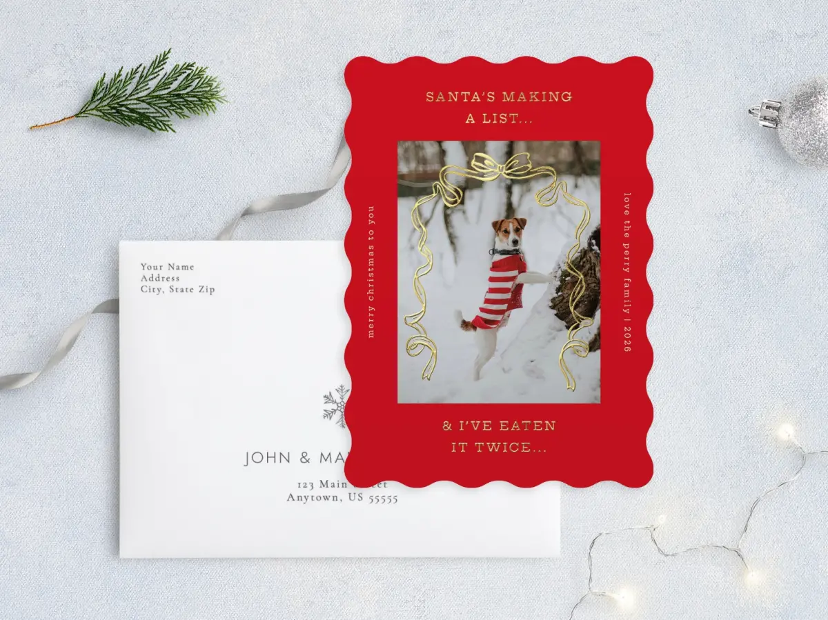 Front with Envelope Design
