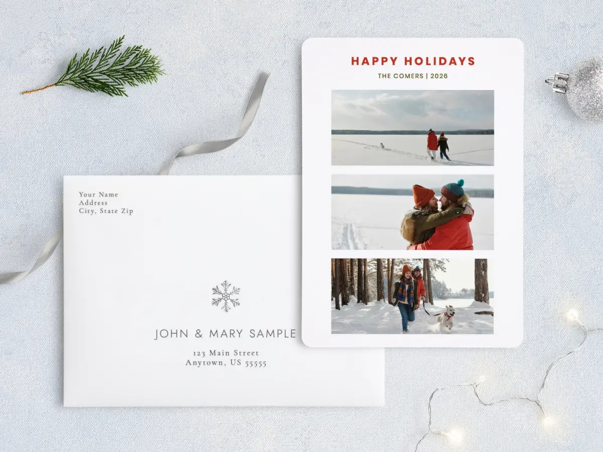 Front with Envelope Design