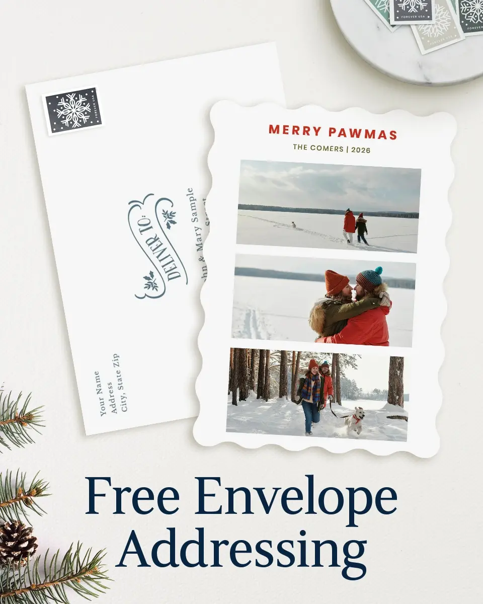 Wavy Christmas Cards