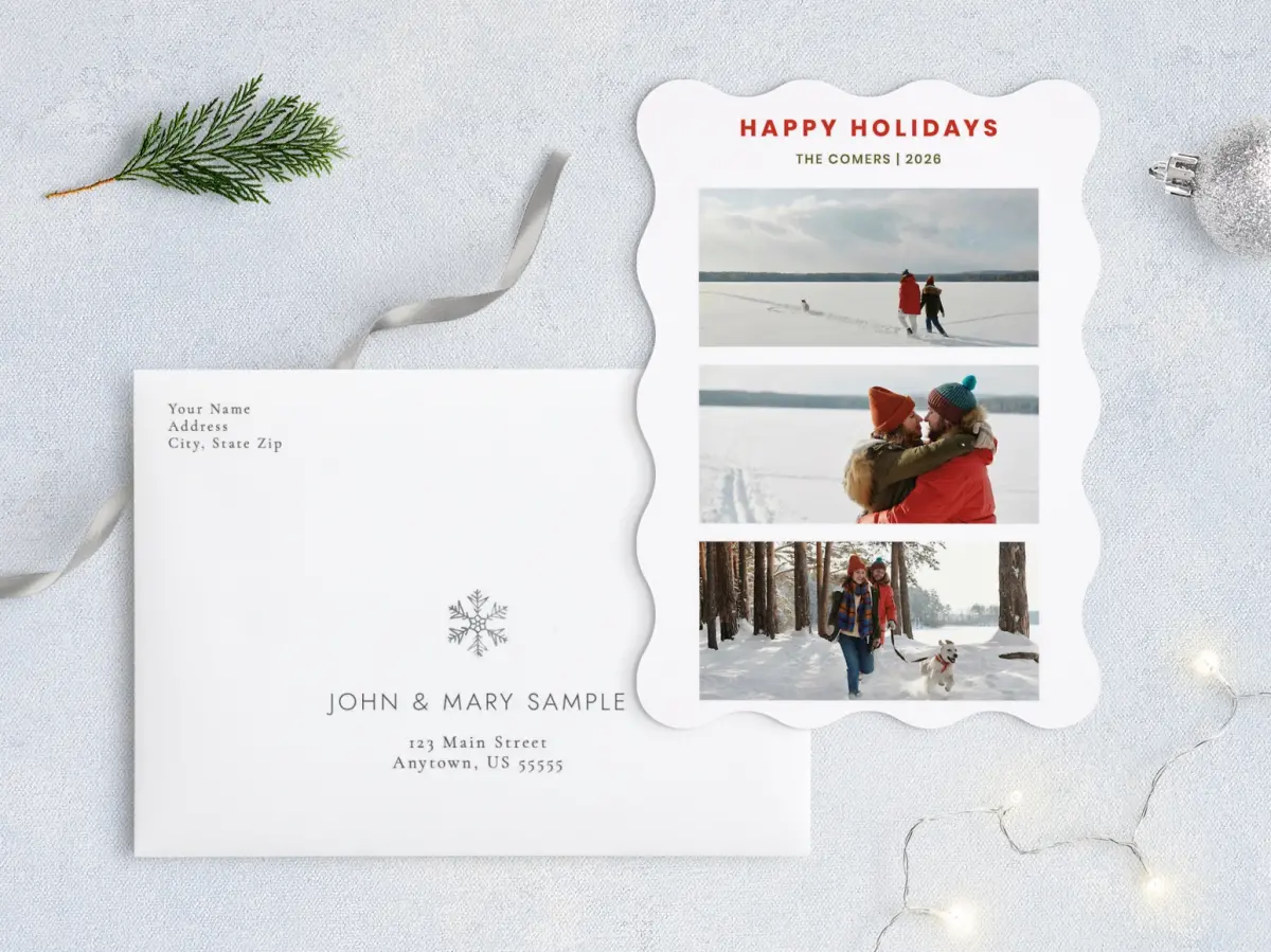 Front with Envelope Design
