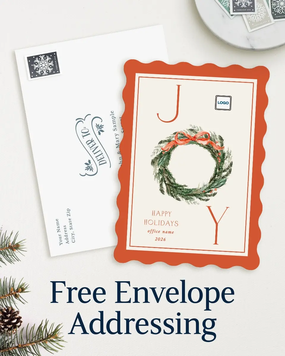 Wavy Christmas Cards