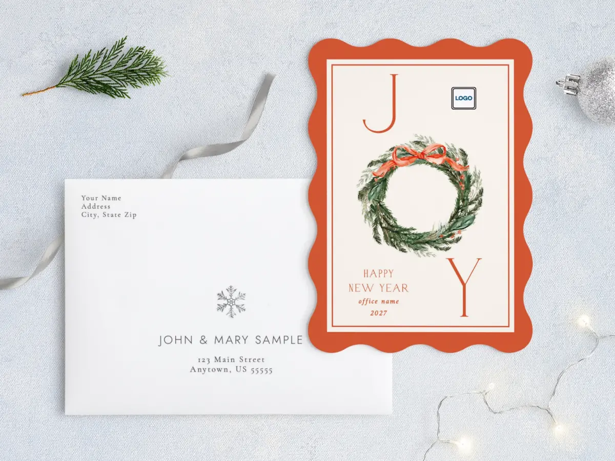 Front with Envelope Design