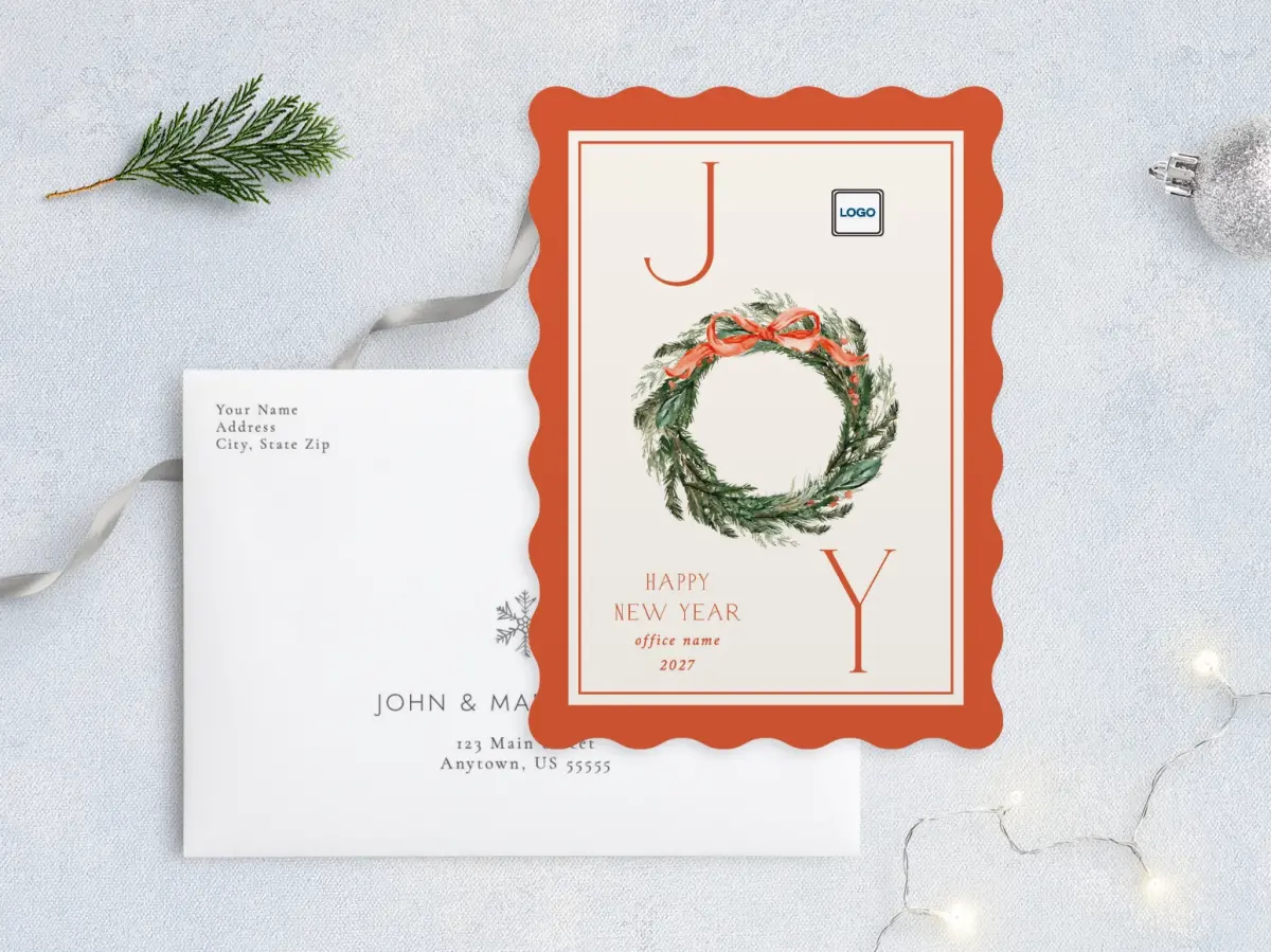 Front with Envelope Design