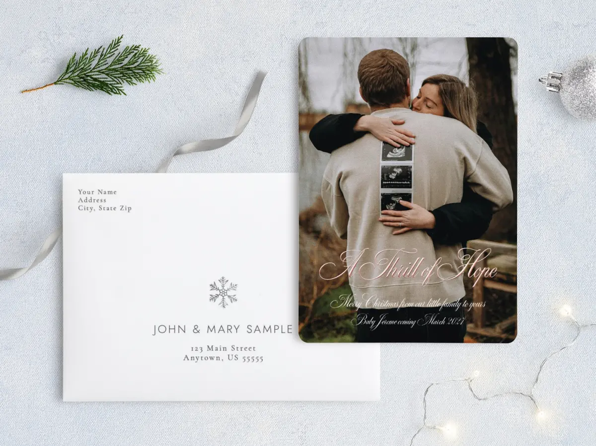 Front with Envelope Design