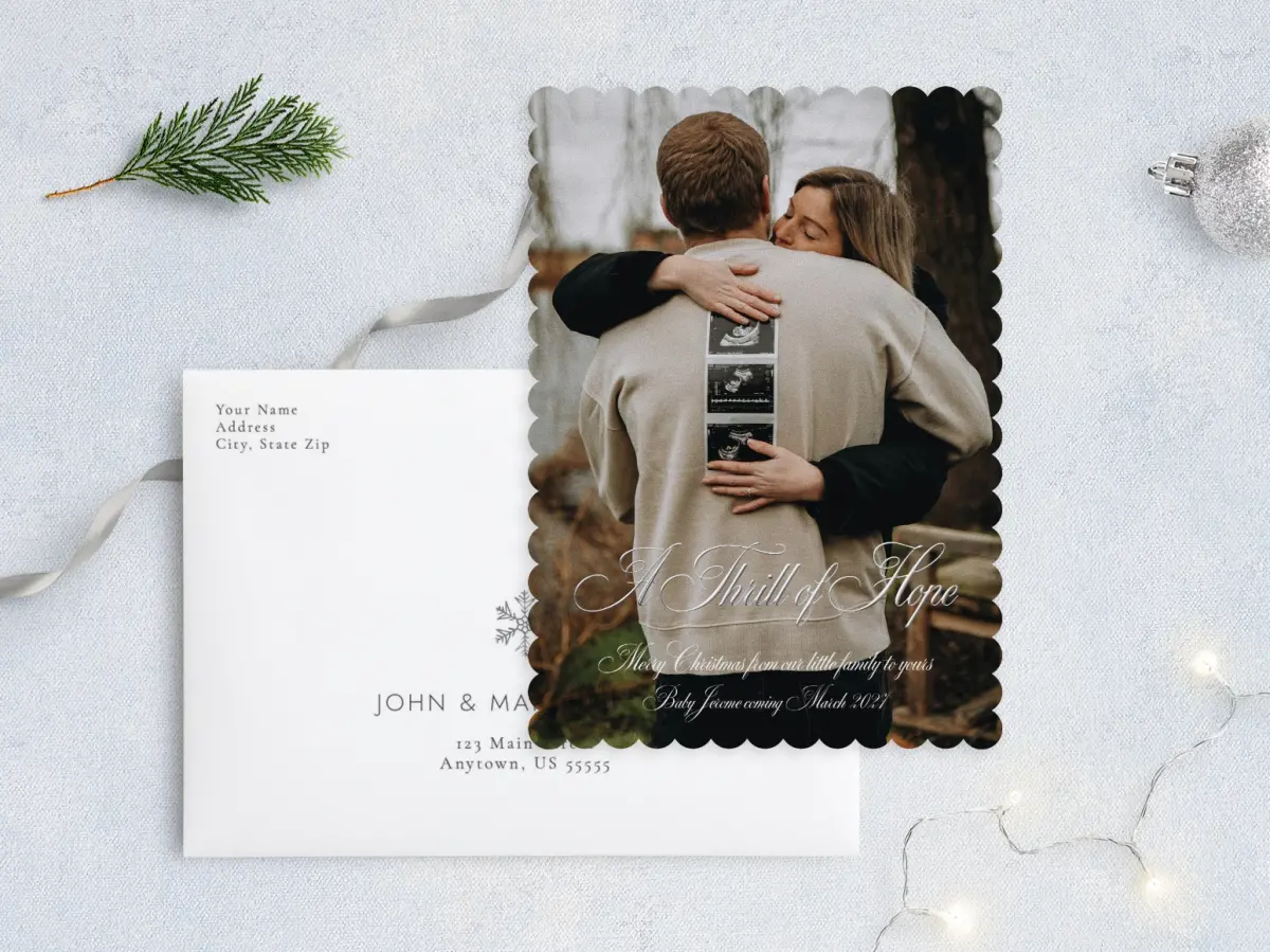 Front with Envelope Design