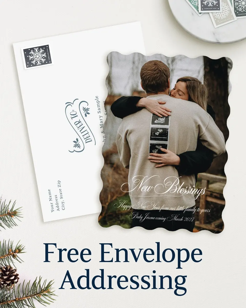 Wavy Christmas Cards