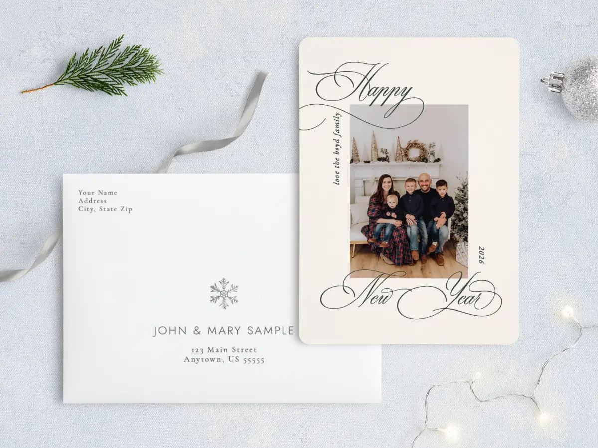 Front with Envelope Design