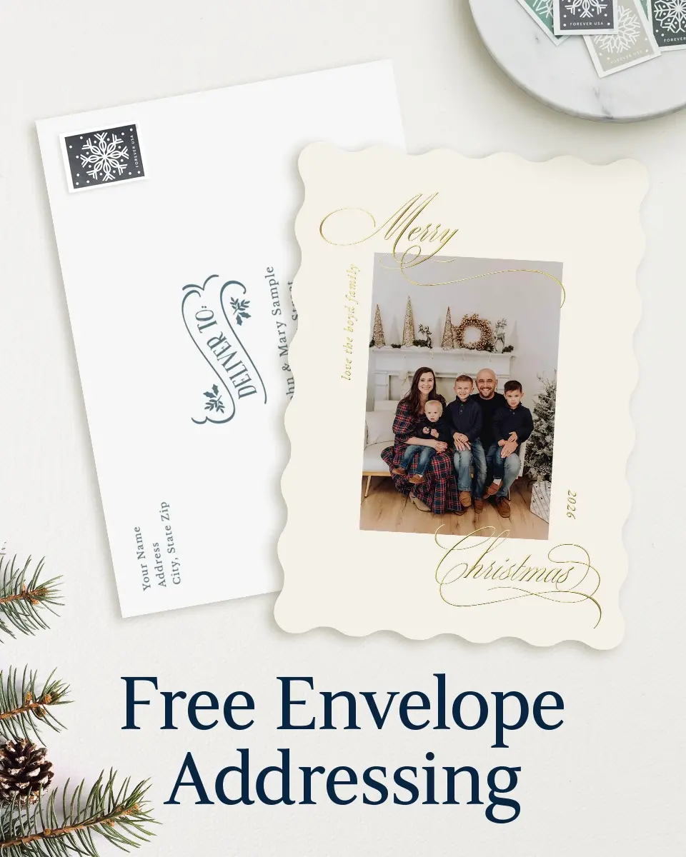 Wavy Christmas Cards