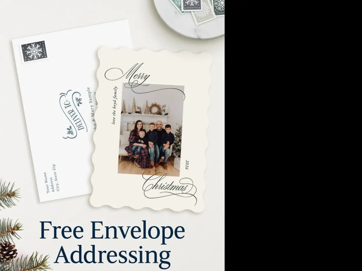 Wavy Christmas Cards