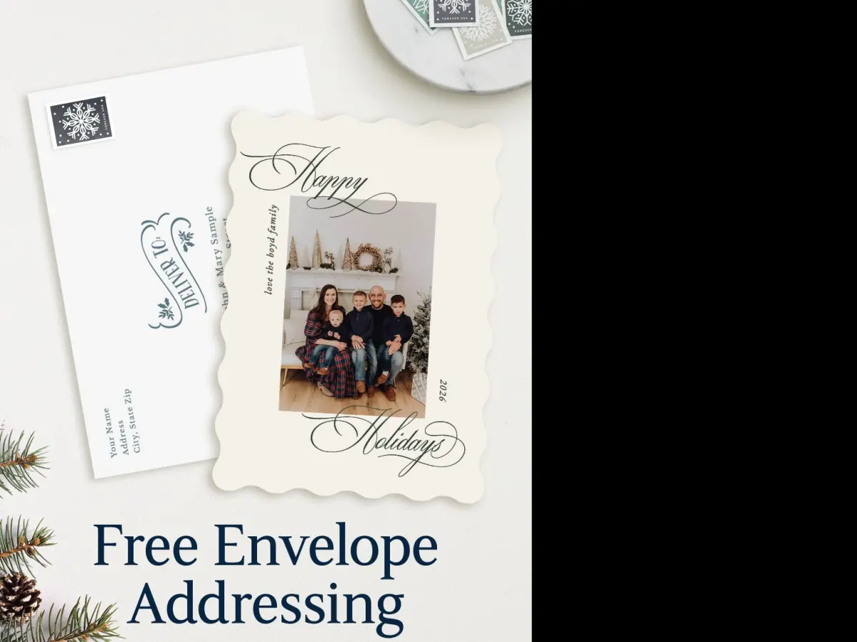 Wavy Christmas Cards