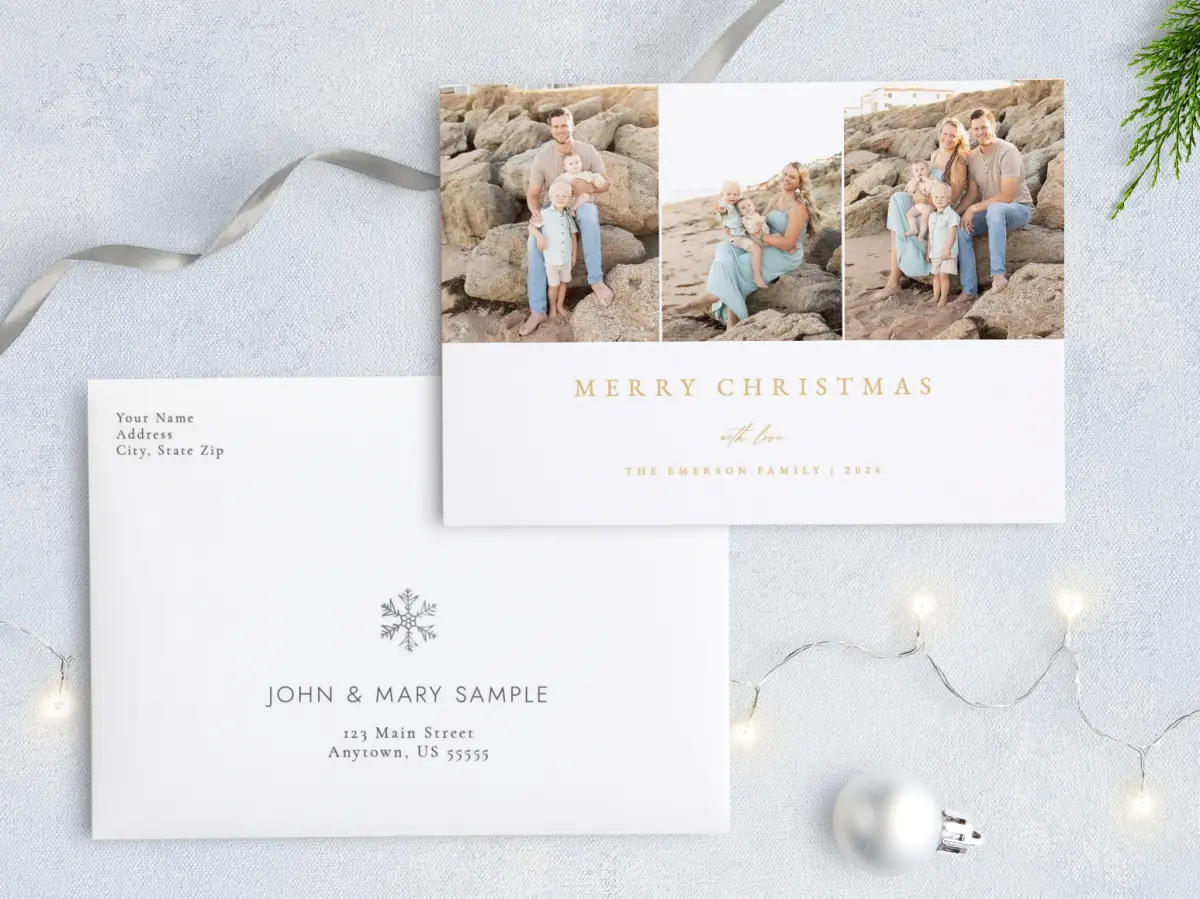 Front with Envelope Design